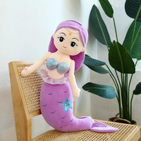 Offre Spéciale doux belle queue de poisson jouet princesse poupée sirène oreiller en peluche présente pour les enfants