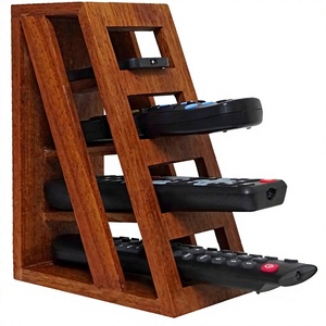 Handmade Wooden 5-Layer Modern Detachable Remote <b>Control</b> <b>Stand</b> for TV Remote and Desk Accessories - Product Image 1