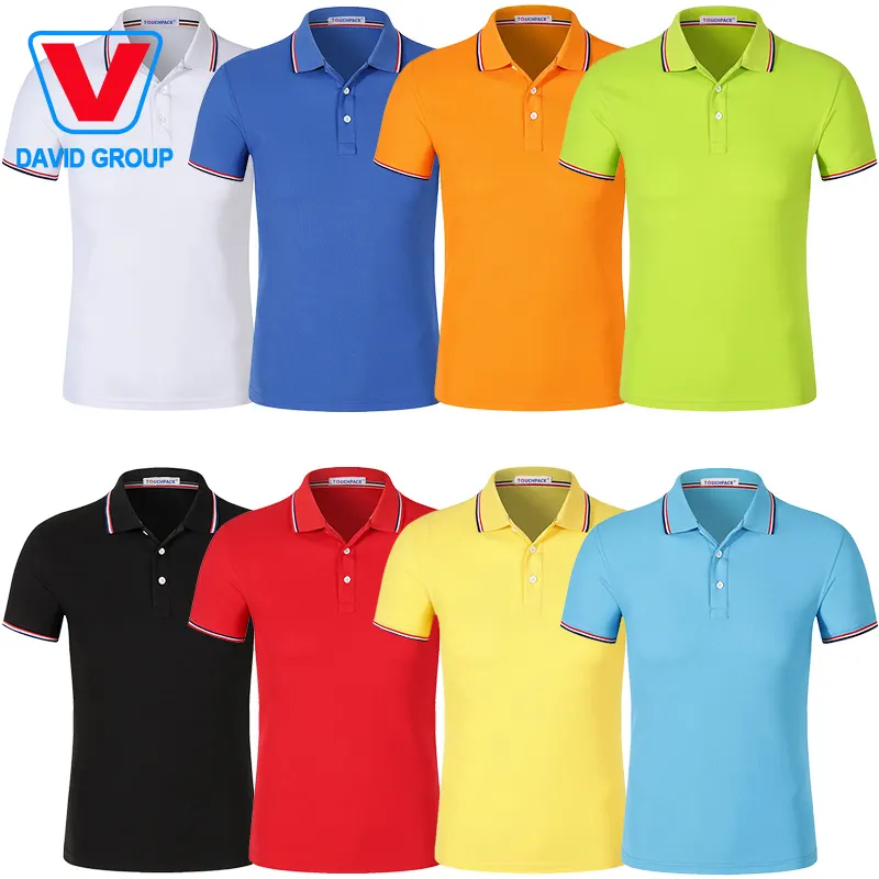 Golfkleding Geborduurd Bedrukt Effen Polo Wit Zwart Katoen Polyester Sneldrogende Blanco Mannen Polo Shirts Voor De Zomer