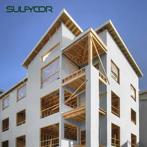 high strength exterior wall cladding taper edge sanded mgo drywall board mgo wall panel magnesium oxide sheathing boards