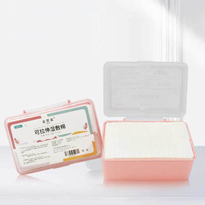 Tampons de <span class=keywords><strong>coton</strong></span> pour le visage de soins de la peau jetables doux de qualité supérieure Tissu non tissé Produits de salon de beauté extensibles - Product Image 6