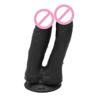 Dildo réaliste à double extrémité pour femmes et hommes, pénétration vaginale et masturbation anale, poids 328g