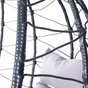 الأكثر مبيعًا في الأماكن المغلقة الفاخرة الحديثة الروطان أرجوحة حديقة قابلة للطي محمولة مع وسادة - Product Image 4