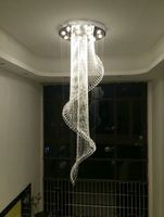 Lustre suspendu moderne de luxe pour chambre à coucher, design personnalisé, éclairage LED pour escalier d'hôtel