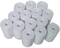 Rollo de papel pos con logo impreso, núcleo libre de 57mmx30mts
