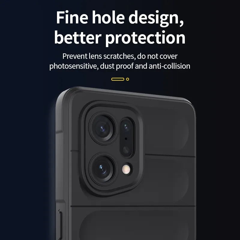 جراب واقي خلفي بتصميم لهاتف Oppo Finد X5 Pro Realme C35 9 Pro حقائب وحقائب هاتف محمول من البولي يلومن للصدمات