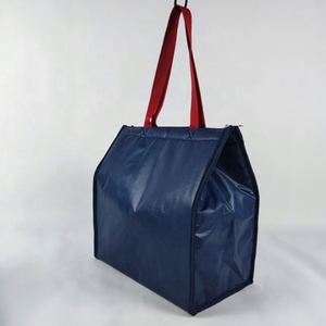 Sacs isothermes imperméables OEM Odm avec sac isotherme isolé par tissu d'impression de logo sac isotherme laminé bleu - Product Image 3