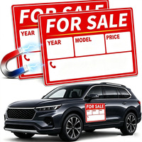Autocollant magnétique pour voiture à vendre, réutilisable, inscriptible, résistant aux intempéries, sans adhésif, grand format, sans résidu, pour BMW Toyota Honda