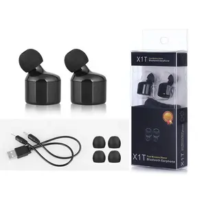 TWS X1T Lauter Sound Mini-Hifi-Kopfhörer Stereo Auricular 3D Stereo Kopfhörer überlegene HD drahtlose Ohrhörer BT Gaming Sport Headset