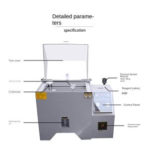 Chambre de testeur de brouillard salin de petite taille avec corrosion de brouillard salin neutre pour l'exportation - Product Image 2