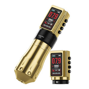 Pistola per Tatuaggi Digitale Dorata All'ingrosso con 2 Batterie, Corsa Regolabile, Memoria Intelligente e Modalità Risparmio Energetico per Professionisti - Product Image 6