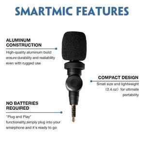 Saramonic Mini SmartMic Directional Condenser Flexible Microphone for Smartphones Vlogging Mic for iPhone - Product Image 4