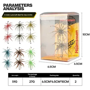 Isca Flutuante de TPE Biomimética em Formato de Ouriço-do-Mar para Pesca em Água Salgada e Pesca Selvagem - Product Image 2