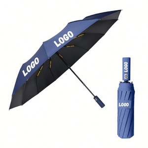 Parapluie coupe-vent personnalisé avec logo, mini parapluie promotionnel pour cadeaux d'affaires, poignée personnalisée - Product Image 1