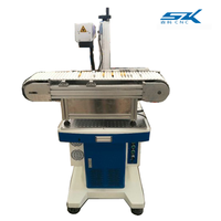 Machine à graver pour conception de bijoux de bureau, pour conception de stylo à chaîne en or, avec courroie convoyeur