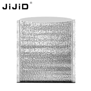 JIJID Flat Thermal Insulated Metallic Foil Bubble Box Liner Thermal Insulated Mailer Foam Pouch