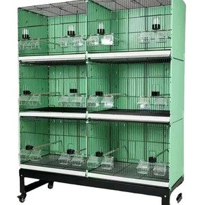 KWS Customization Cats <b>Dogs</b> Animal Big Breeding Cage for Sale Multilayer Movable Splice Love Parrot Cage Bird Cage - Product Image 1