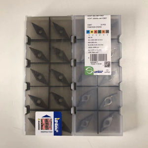 ISCAR VCMT 331-SM IC907 5504877 Carbide Inserts for External Turning <b>Tool</b> on CNC <b>Lathe</b> with PCD/PCBN Coating in Stock - Product Image 3