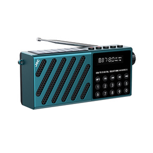 <span class=keywords><strong>Radio</strong></span> con Ricarica Wireless Multifunzione e Display Digitale, Supporta Scheda TF, USB, Illuminazione d'Emergenza, Jack per Cuffie, Alto Volume - Product Image 3