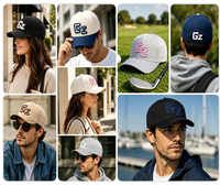 Gorra Personalizada Cómoda de 6 Paneles con Bordado 3D, Visera Plana, 100% Algodón, Estilo Urbano, Compatible con OEM y ODM