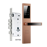 Cerradura de Puerta Digital con Teclado de Contraseña de Estilo Simple, Cerradura para Puerta de Madera/Acero/Aluminio con Aplicación TT Lock