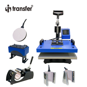 Liquidación Oferta especial Modelo descontinuado 6 en 1 Máquina de impresión de prensa de calor combinada para sublimación - Product Image 1