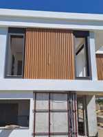 Panneau mural en composite bois-plastique WPC 3D de haute qualité, imperméable, pour décoration extérieure