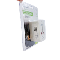 Bon prix APET Emballage de chargeur mural transparent Boîtes blister en plastique avec carte en papier thermoscellée Forme de produit durable et solide