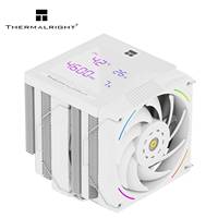 Thermalright Phantom Spirit 120 Digital EVO Snow CPU Cooler Display de temperatura del radiador de refrigeración de aluminio