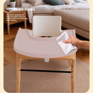 Almohadilla de Silicona Duradera y Segura para Silla, Nuevo Diseño Antideslizante, Tapete de Silicona para Silla Alta de Bebé para Niños Pequeños - Product Image 1