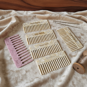 Pettine per Capelli in Acetato con Denti Larghi da Massaggio per Barbiere con Logo Personalizzato all'Ingrosso da Fabbrica Certificata BSCI e GRS per Donne e Ragazze - Product Image 5