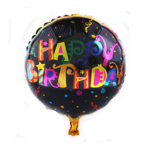 Compre Globos Redondos de Aluminio HLC de 18 Pulgadas para Cumpleaños, Globos de Helio para Decoración de Fiestas de Cumpleaños Feliz Día - Product Image 3