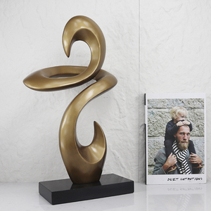 Escultura de Resina Simple en Oferta, Adorno Moderno de Diseño, Decoración <span class=keywords><strong>para</strong></span> Vestíbulo de Hotel, Sala de Exposiciones, Manualidades, Decoración del <span class=keywords><strong>Hogar</strong></span>, Venta al <span class=keywords><strong>por</strong></span> <span class=keywords><strong>Mayor</strong></span> Directa de Fábrica - Product Image 2