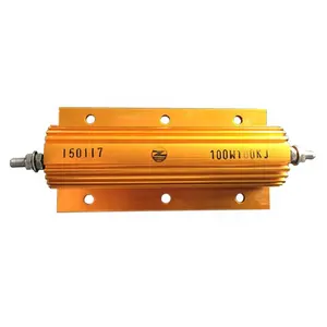 1200ohm 100kohm Aluminium Housed Resistor 100watts 1200ohm Aluminium Housed Wirewound Power Resistor / Load Resistor 0.01ohm To 100Kohm Available