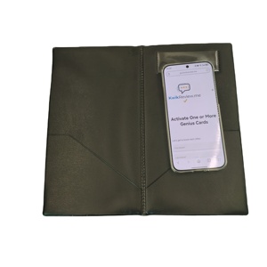 Porta Menu NFC per Ristoranti, per Raccolta <span class=keywords><strong>Recensioni</strong></span> o Ordinazioni, Stampa a Colori, Diversi Colori, Ecopelle, <span class=keywords><strong>Recensioni</strong></span> Google - Product Image 1