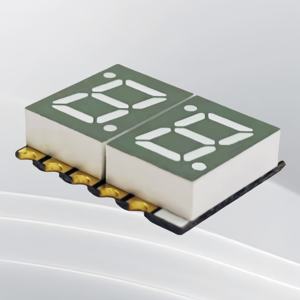 תצוגה נומרית <span class=keywords><strong>LED</strong></span> דו-ספרית בגודל 0.56 אינץ', מסוג <span class=keywords><strong>SMD</strong></span>, פולטת אור כתום עז, 7 מקטעים, תואמת RoHS, מתוצרת סין. - Product Image 4