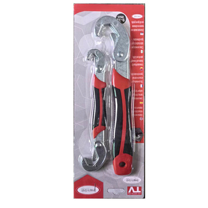 Clé auto-serrante multifonctionnelle Pince à tuyau rapide Clé à molette ouverte à double usage - Product Image 6