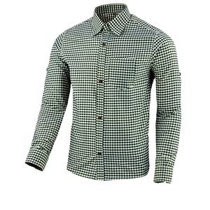 Men’s Authentic Grey Bavarian Trachten Oktoberfest <b>Shirt</b> Traditional Cotton S to 4XL - Product Image 1