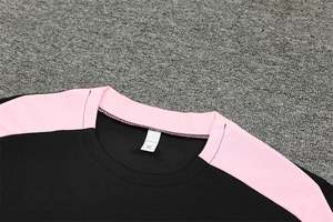 Uniformes de Fútbol de Verano, Jersey de Manga Corta Estampado 24/25 París, Transpirable, Poliéster/Nailon, Secado Rápido, Cuello Redondo, Unisex, Deportivo - Product Image 4