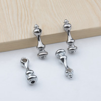 Yisheng Alliage de zinc 4mm 6mm Cintre traversant en forme de gourde pour vêtements, accessoires de quincaillerie pour meubles