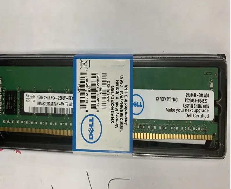 Server 32G DDR4 Ecc RAM 3200Mhz Memori Dell R750 R740