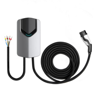 CHARGEUR EV étanche AUXUS IP65 3 phases 16A 11kW type 2 stations de charge murales pour véhicules électriques