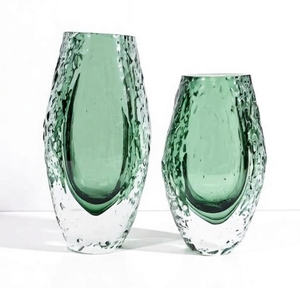 Luxury Handmade Glass <strong>Vase</strong> Pair Premium Finish Glass Handicraft Ideal Gift <strong>for</strong> Housewarming Anniversary or <strong>Mothers</strong> <strong>Day</strong> - Product Image 2