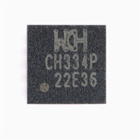 Servicio BOM CH334P QFN-16, Chip Controlador de Concentrador USB de 4 Puertos con Especificaciones de Protocolo USB 2.0, en Stock