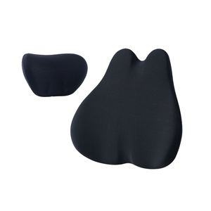 Coussin de soutien lombaire ergonomique en mousse à mémoire de forme avec logo personnalisé, oreiller de dossier pour sièges de voiture et chaises de bureau, cadeau promotionnel d'entreprise - Product Image 2