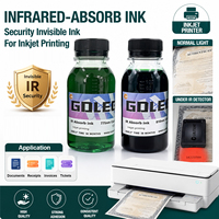 Encre à jet d'encre infrarouge de haute qualité GDLEGEND, absorbant l'infrarouge, IR 880 nm, 810 nm, 775 nm, 650 nm, 100 ml/bouteille pour encre infrarouge invisible