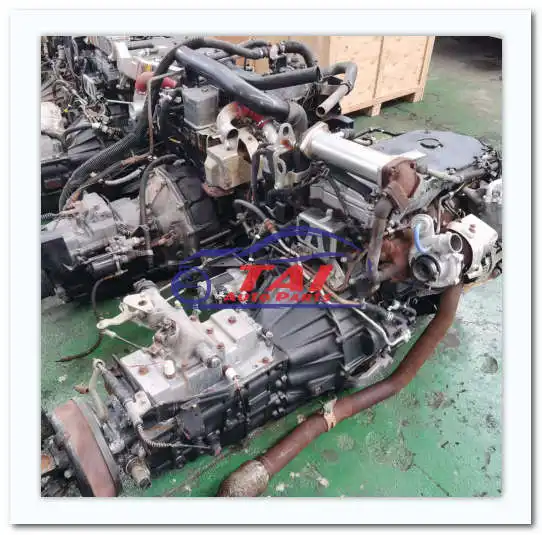 Good Condition Original Japanese Used Diesel Engines for Isuzu 4HK1 4HK1T EURO 3 EURO 4 With Gearbox for sale