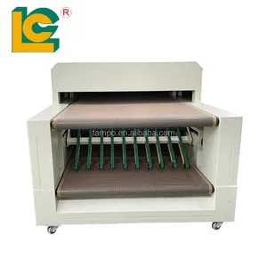 Máquina de secado en caliente IR de botellas para secado de productos de cilindros Máquina de secado en caliente de rayos infrarrojos de 3 capas para tarjeta de papel
