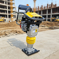 Pilonneuse à essence HCR80 90 110 de haute qualité et économique, machine à compacter le sol avec moteur à essence 5,5-6,5 CV