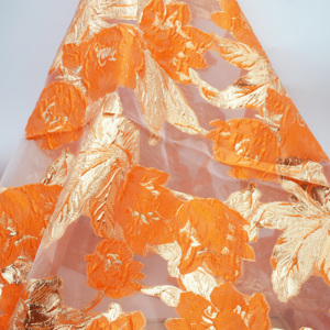 Cyg bán buôn thêu Organza Ren Vải mô hình Jacquard thổ cẩm vải phi cho phụ nữ - Product Image 2